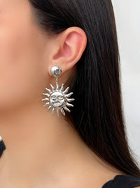 Boucles d'oreilles argentées : Suny