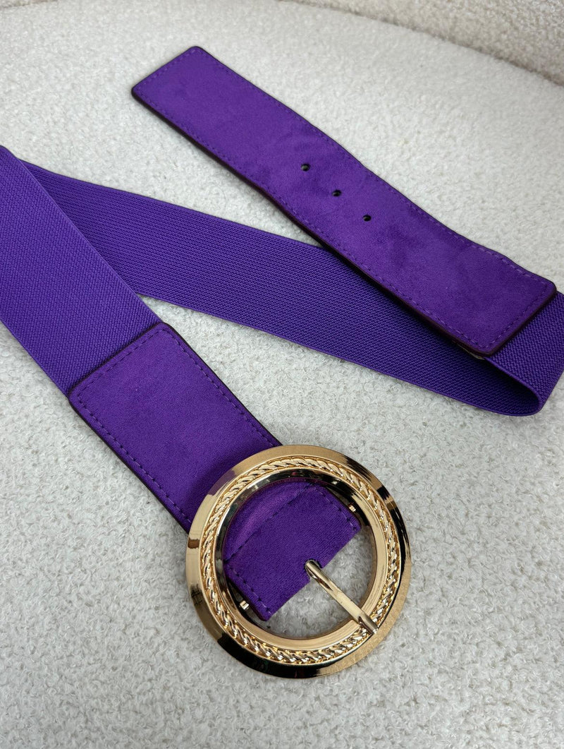 Ceinture violette Curve : Jasmine - Loïcia