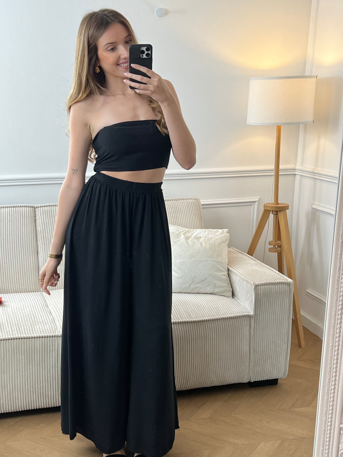 Vierteiliges Set, schwarz: Solal