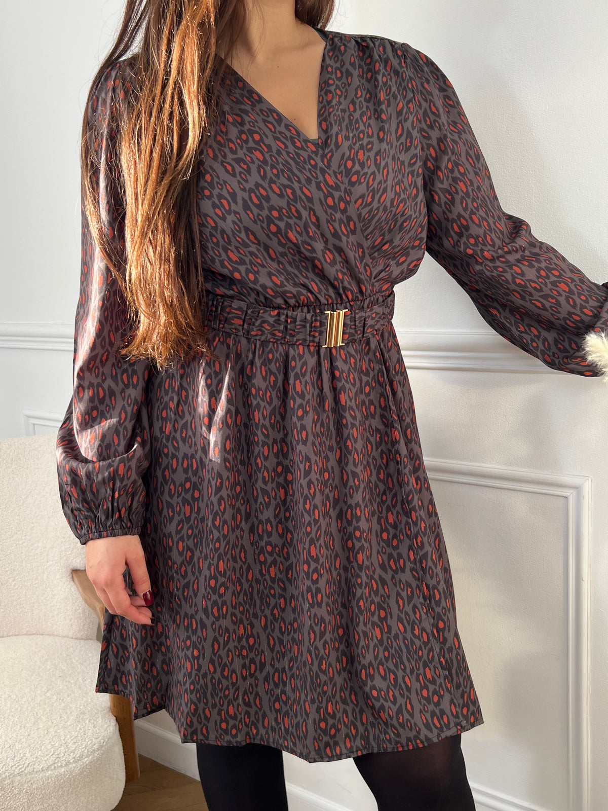 Robe courte à motifs : Maela