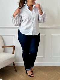 Dark blue Jean Mom fit: Moreno