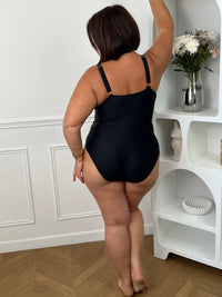 Maillot de bain 1 pièce noir Curve : Tendy