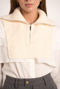 Plastron beige : Olivia