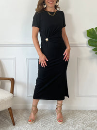 Robe longue noire : Carla