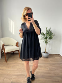 Schwarzes kurzes Kleid: Margaux
