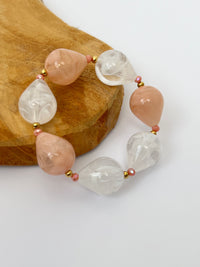 Armband rosa und weiß: Tinae