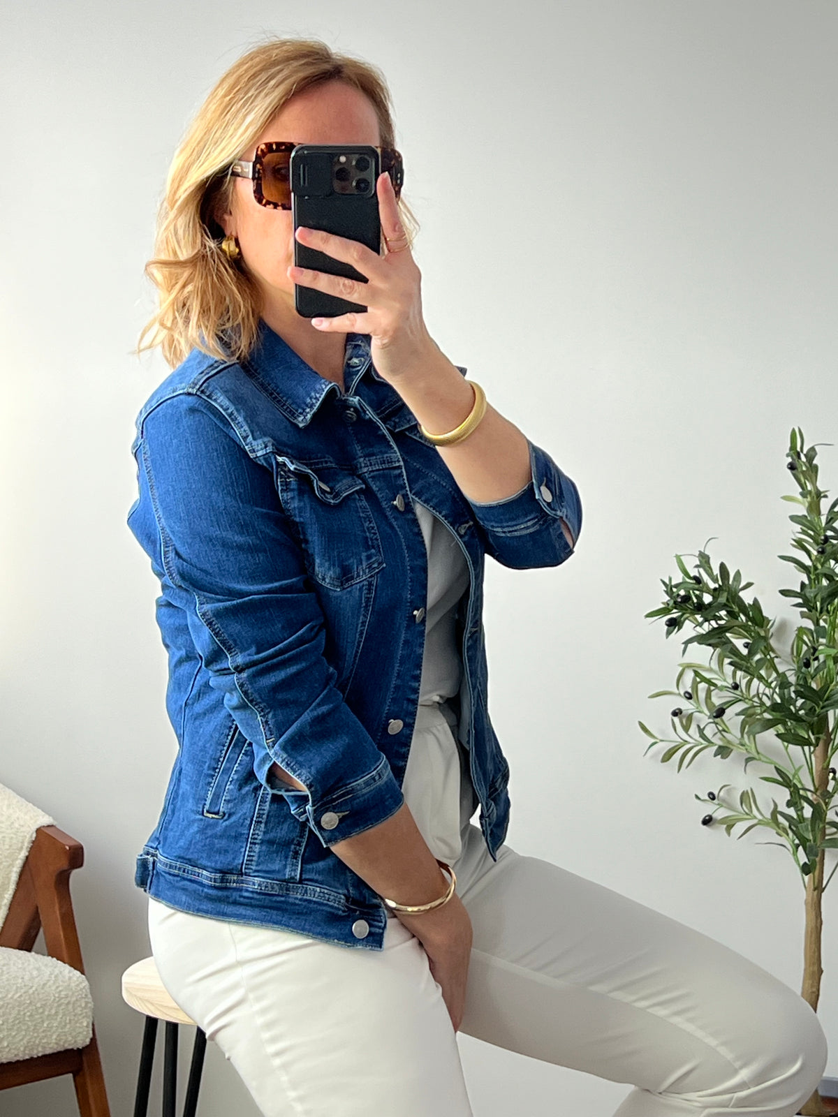 Denim Jacket: Alicya