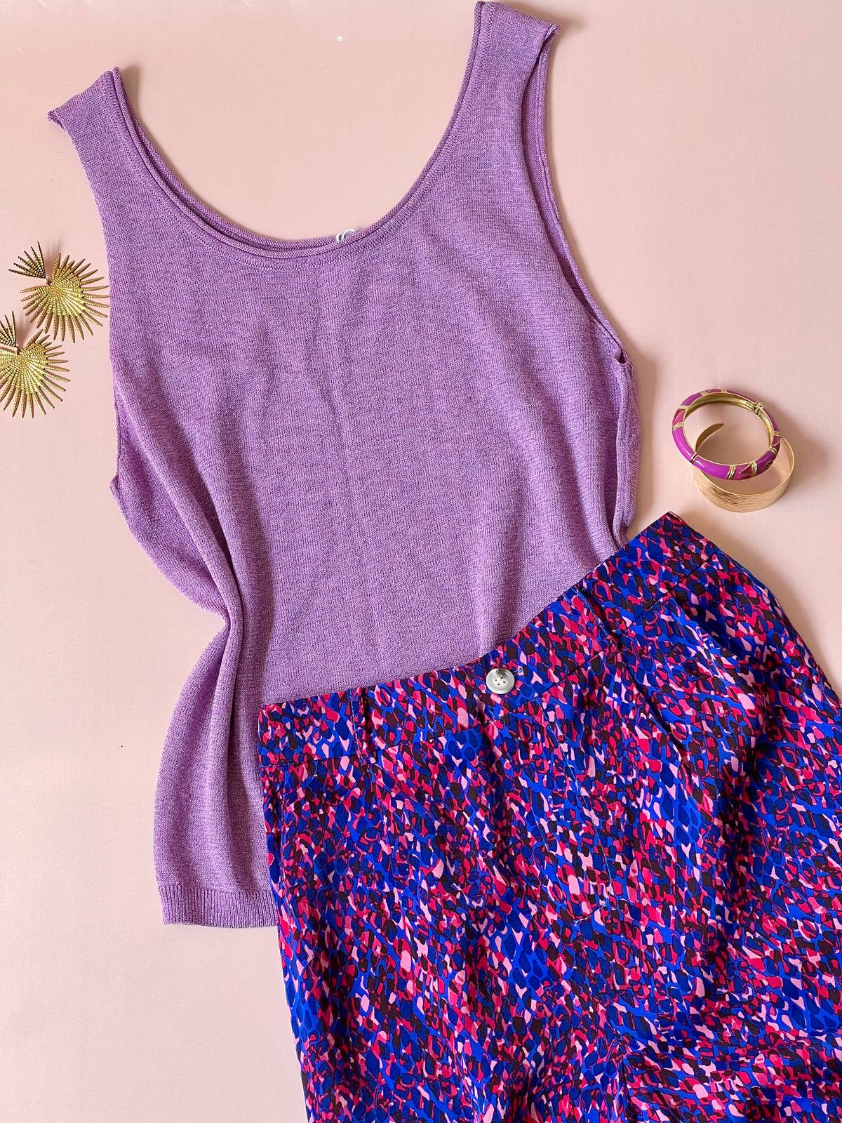 Pantalon rose et violet : Noah