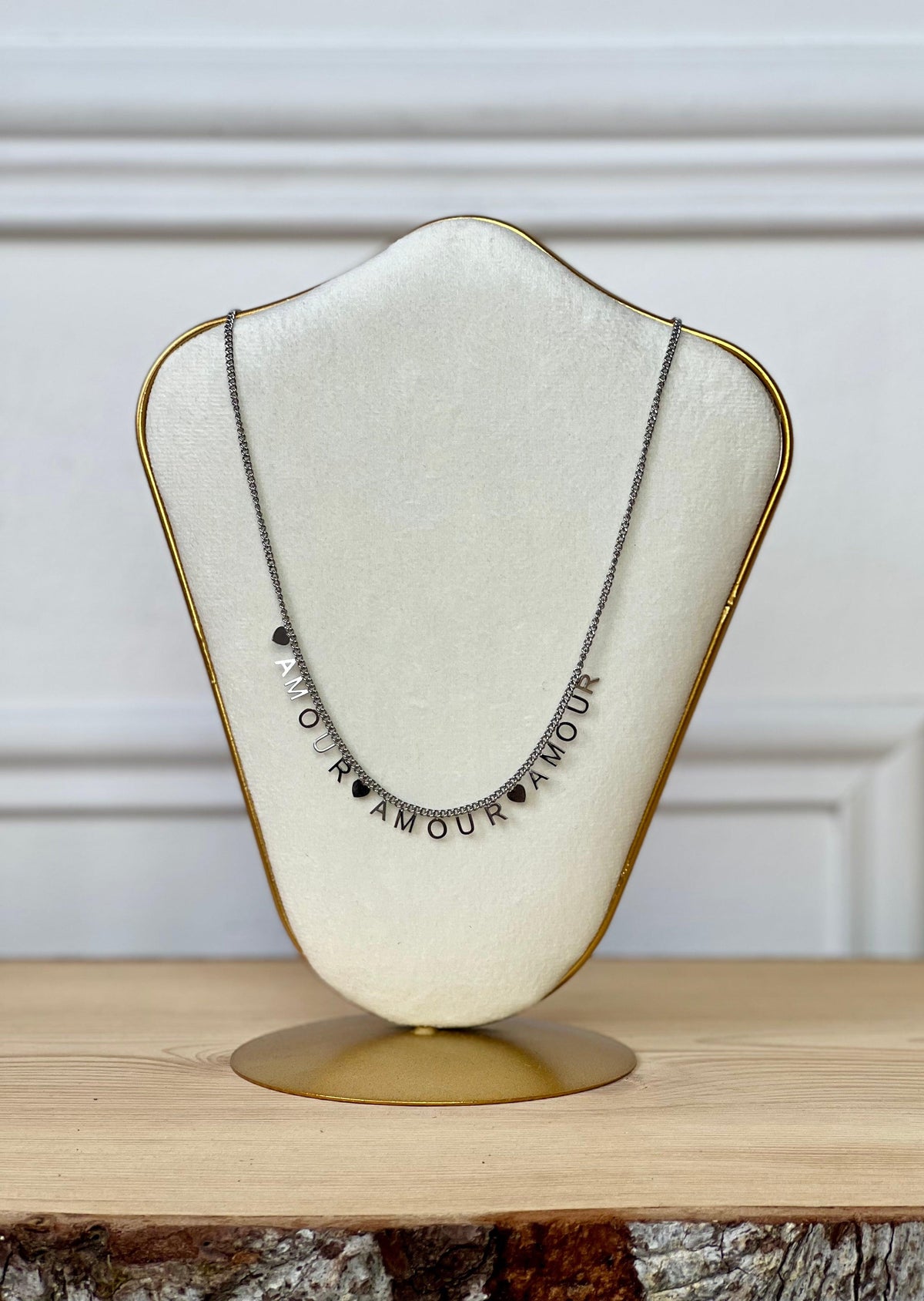 Collier Kareco argenté - Loïcia