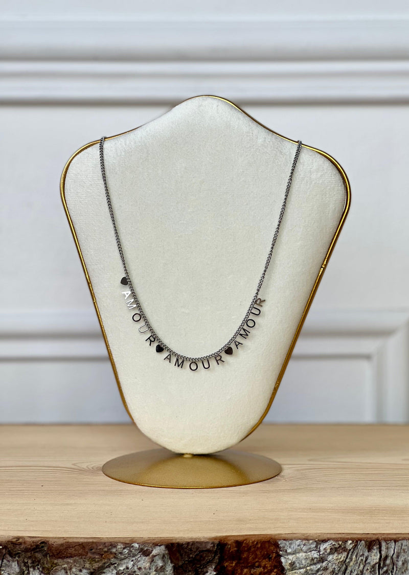 Collier Kareco argenté - Loïcia