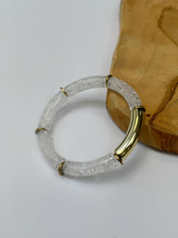 Bracelet transparent : Isabeau