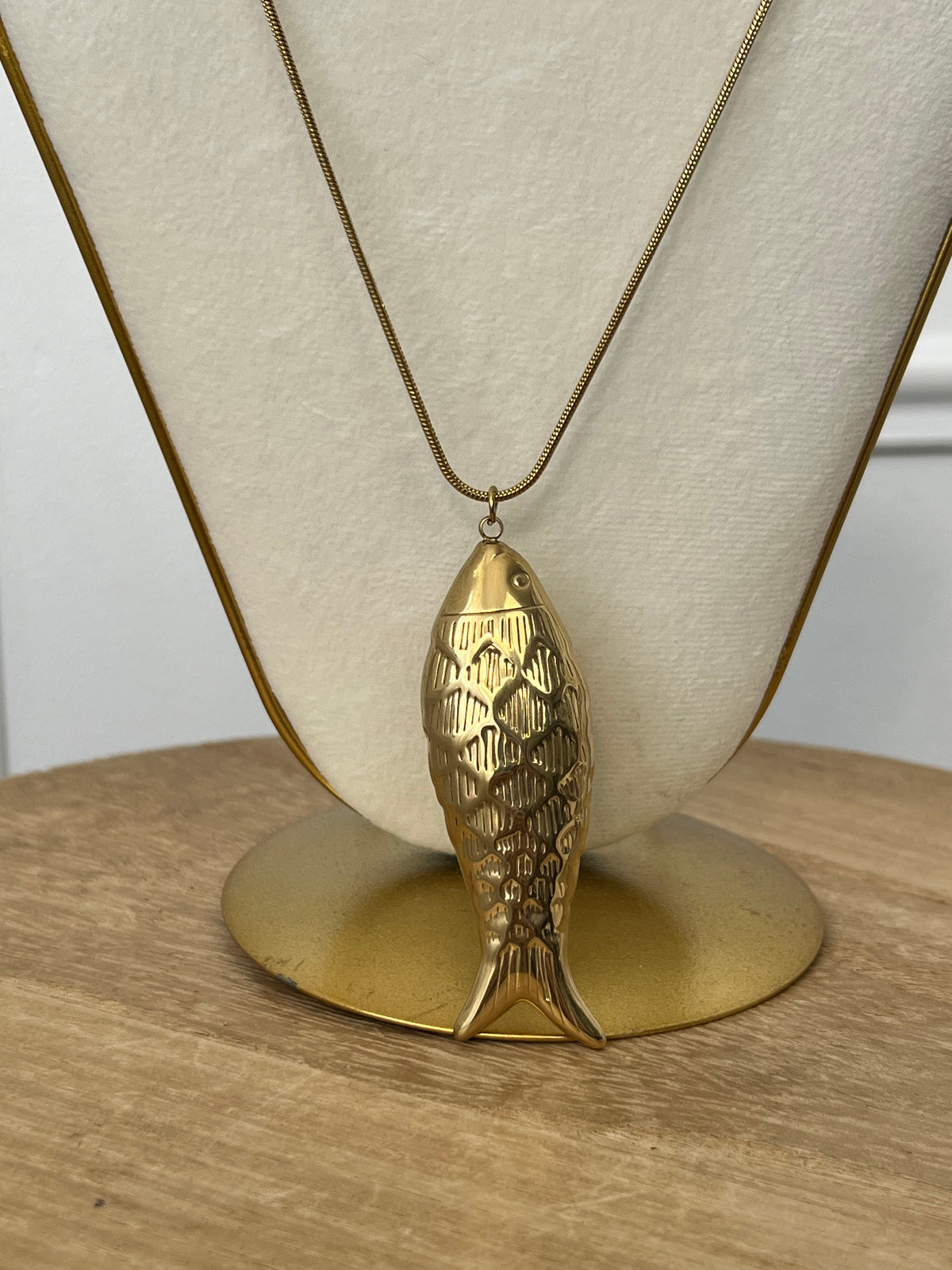 Collier long doré : Dani