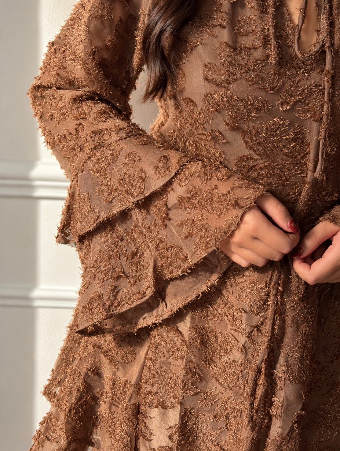 Kurzes braunes Kleid: Charlie