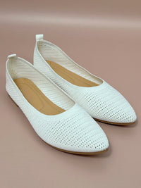 Ballerines souples écrues : Caliora