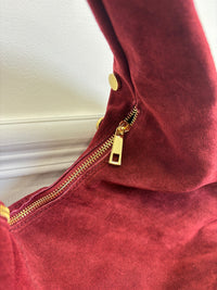 Sac bordeaux clouté : Gemma