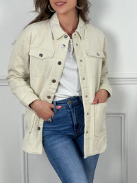 Veste matelassée beige : Zao