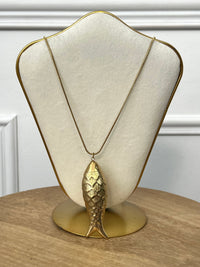 Collier long doré : Dani