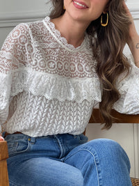 Blouse écrue : Kenza