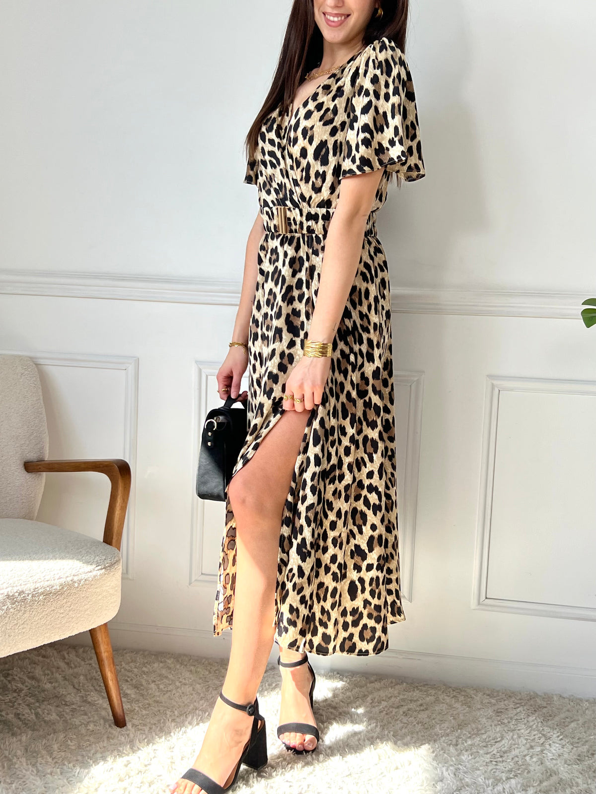 Robe léopard : Ivana