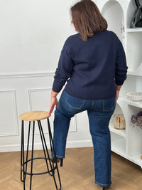 Jean bleu grande taille : Morgana