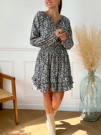 Robe courte à motif : Adriana - Loïcia