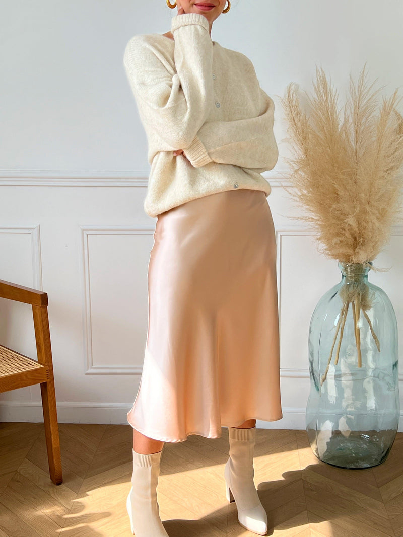 Jupe beige : Elyn - Loïcia