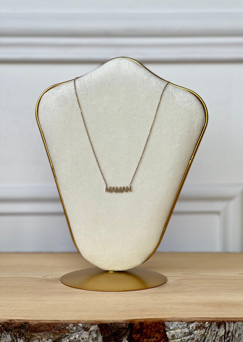 Collier Maman dore - Loïcia