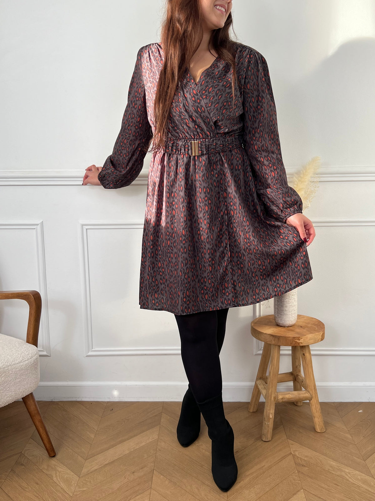 Robe courte à motifs : Maela