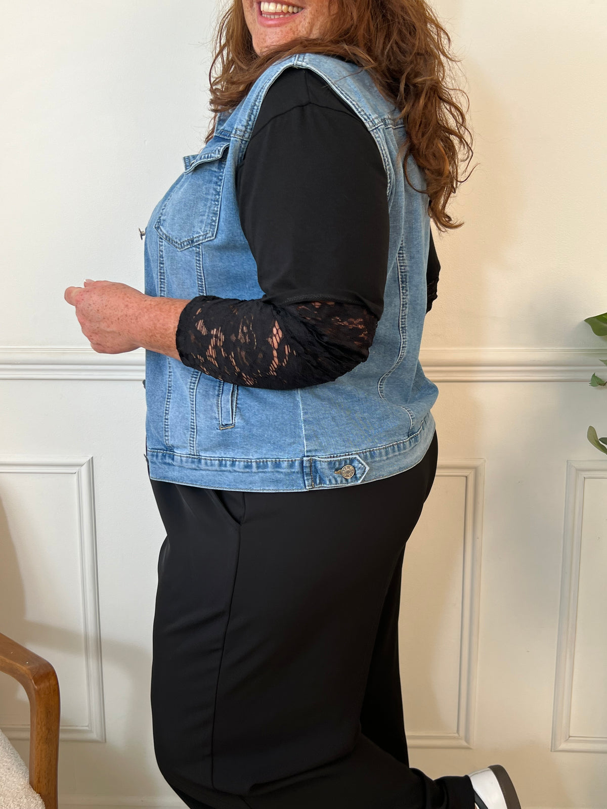 Veste en jean sans manches : Marwa