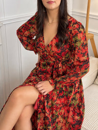 Maxikleid mit Muster: Kelia