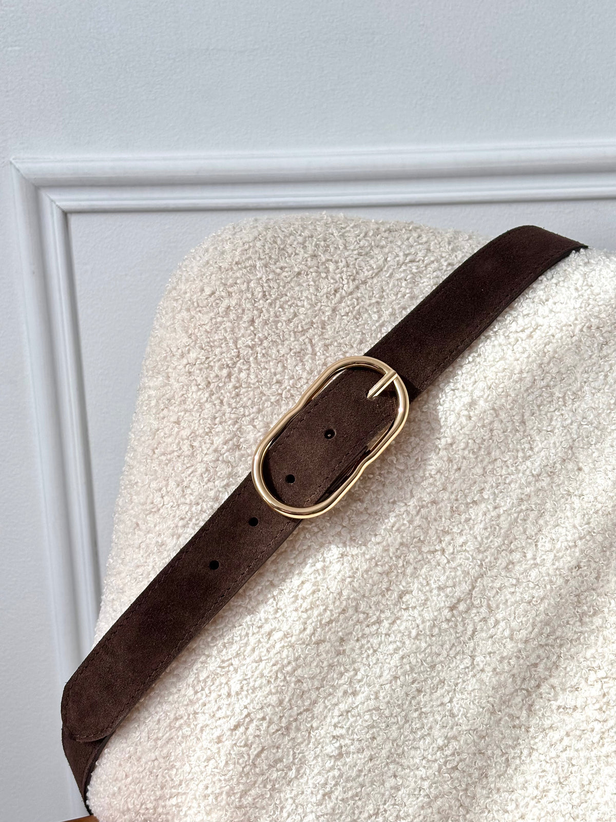 Ceinture marron en cuir : Jules
