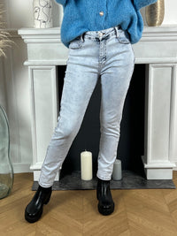 Jean bleu taille haute : Lucile - Loïcia