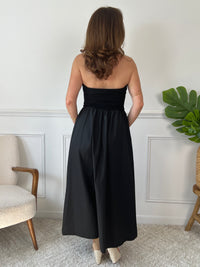 Robe longue noire : Belina