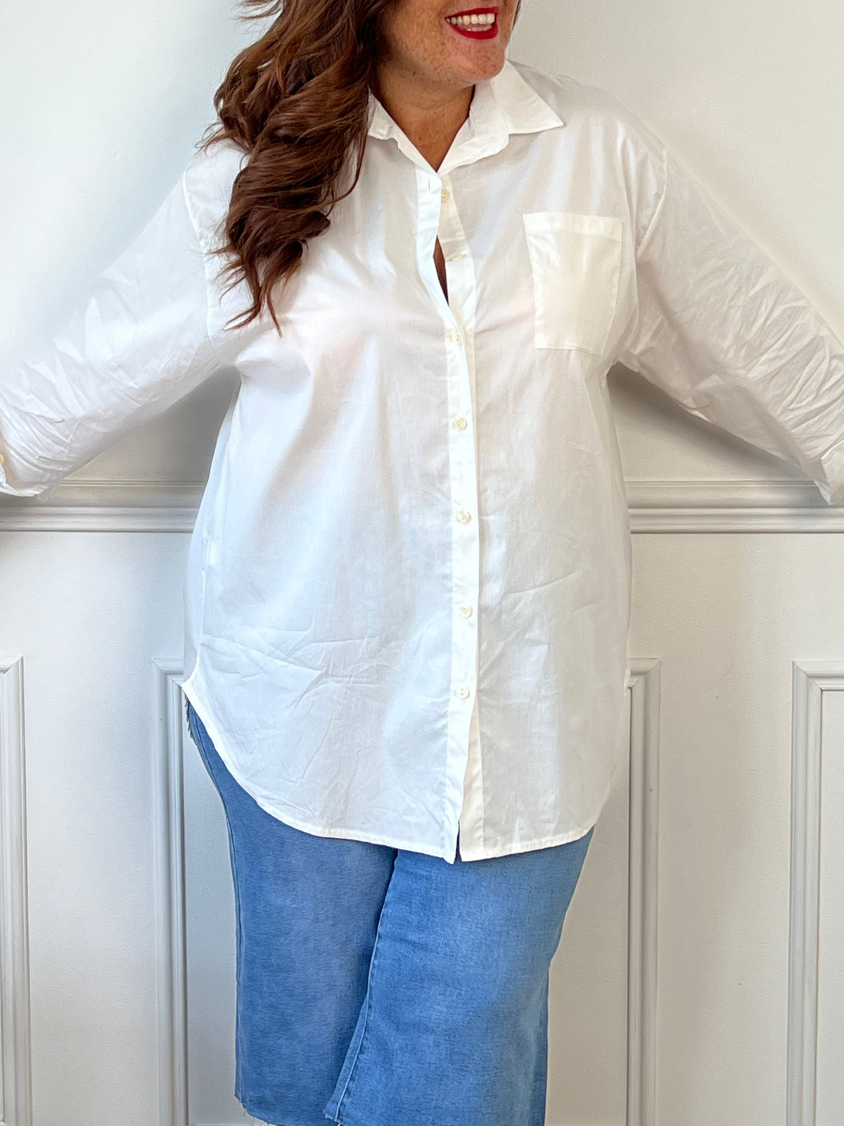 Chemise grande taille ecrue : Rocha