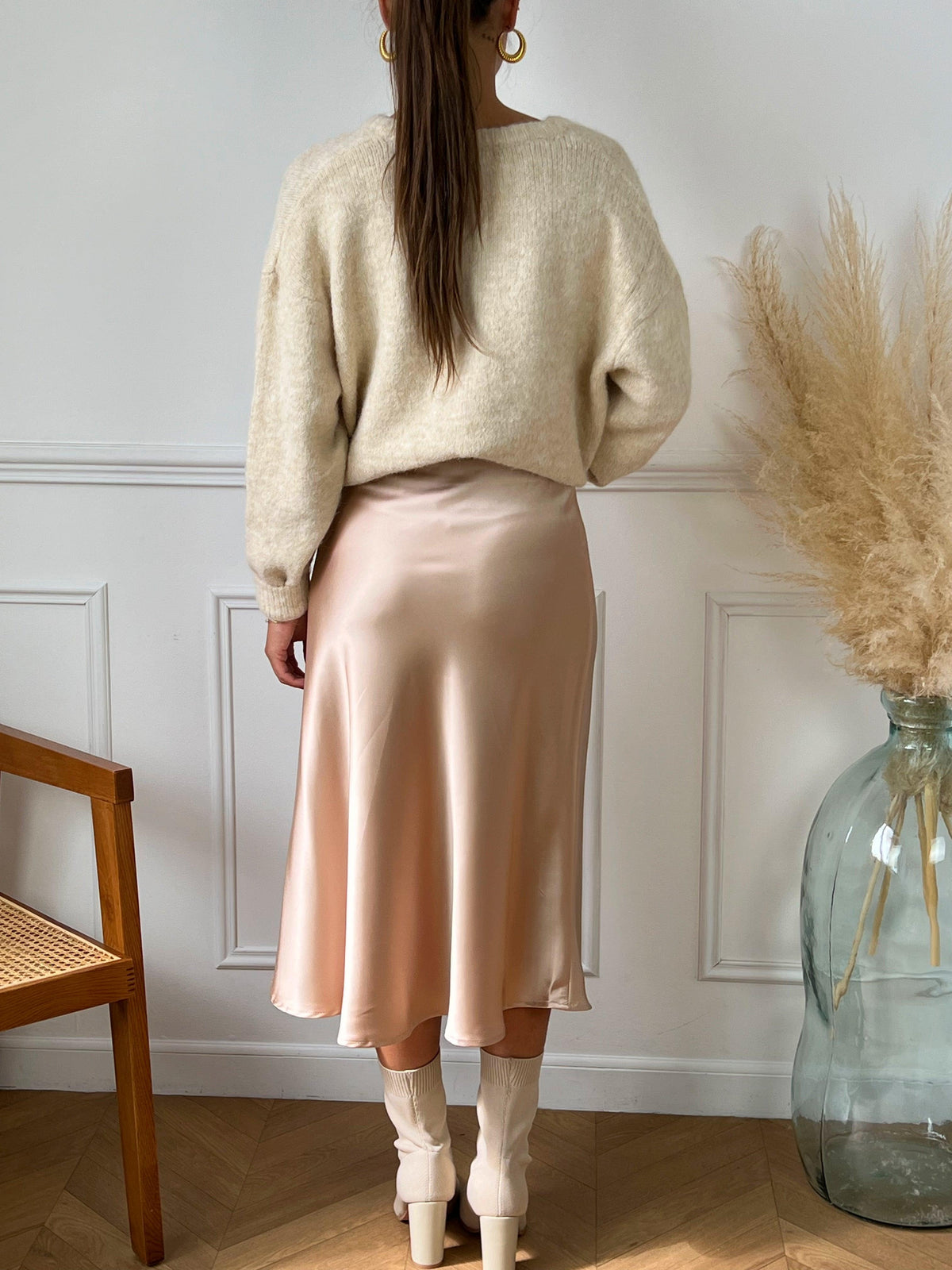 Jupe beige : Elyn - Loïcia