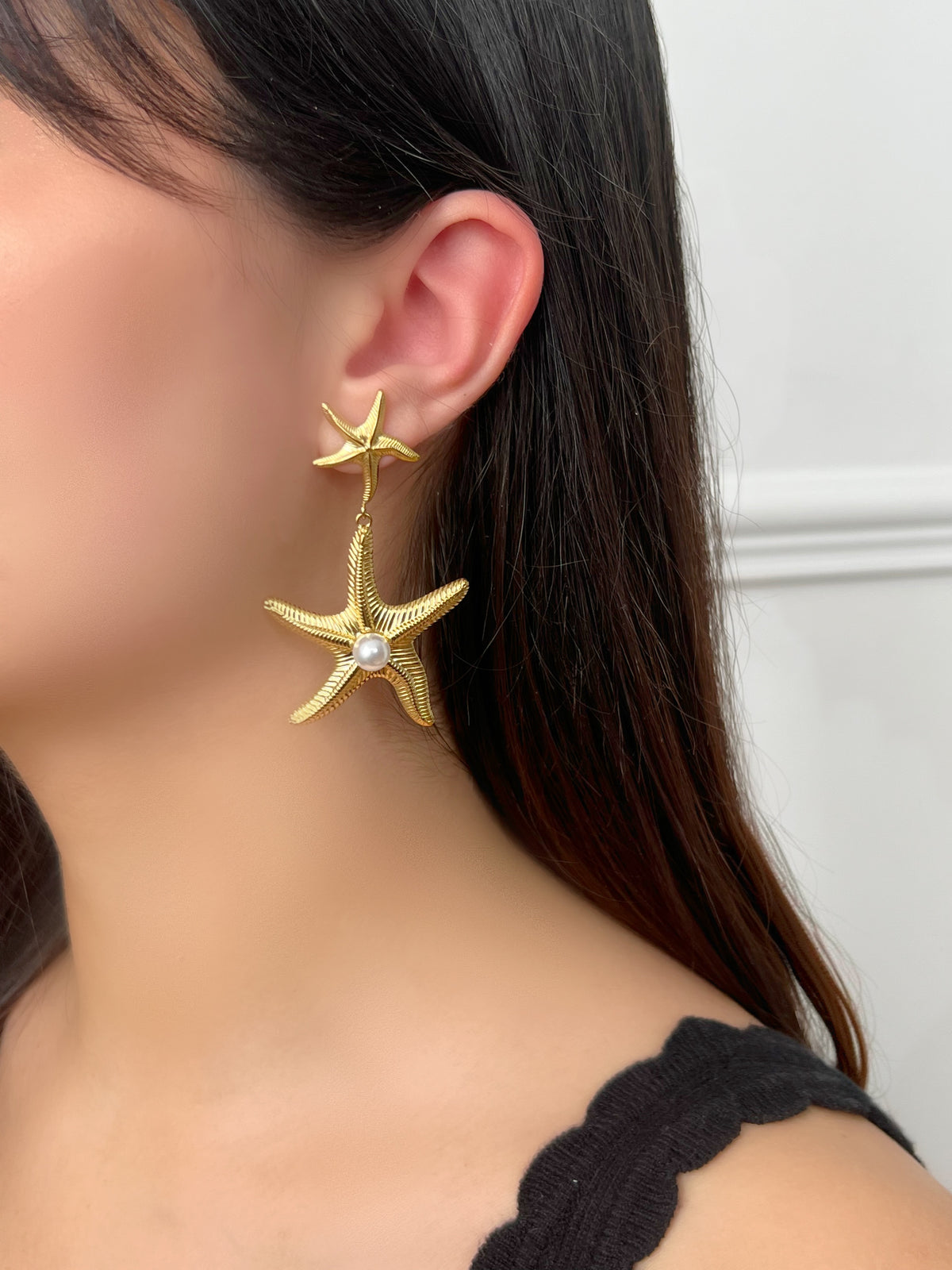 Boucles d'oreilles étoile de mer : Hugo