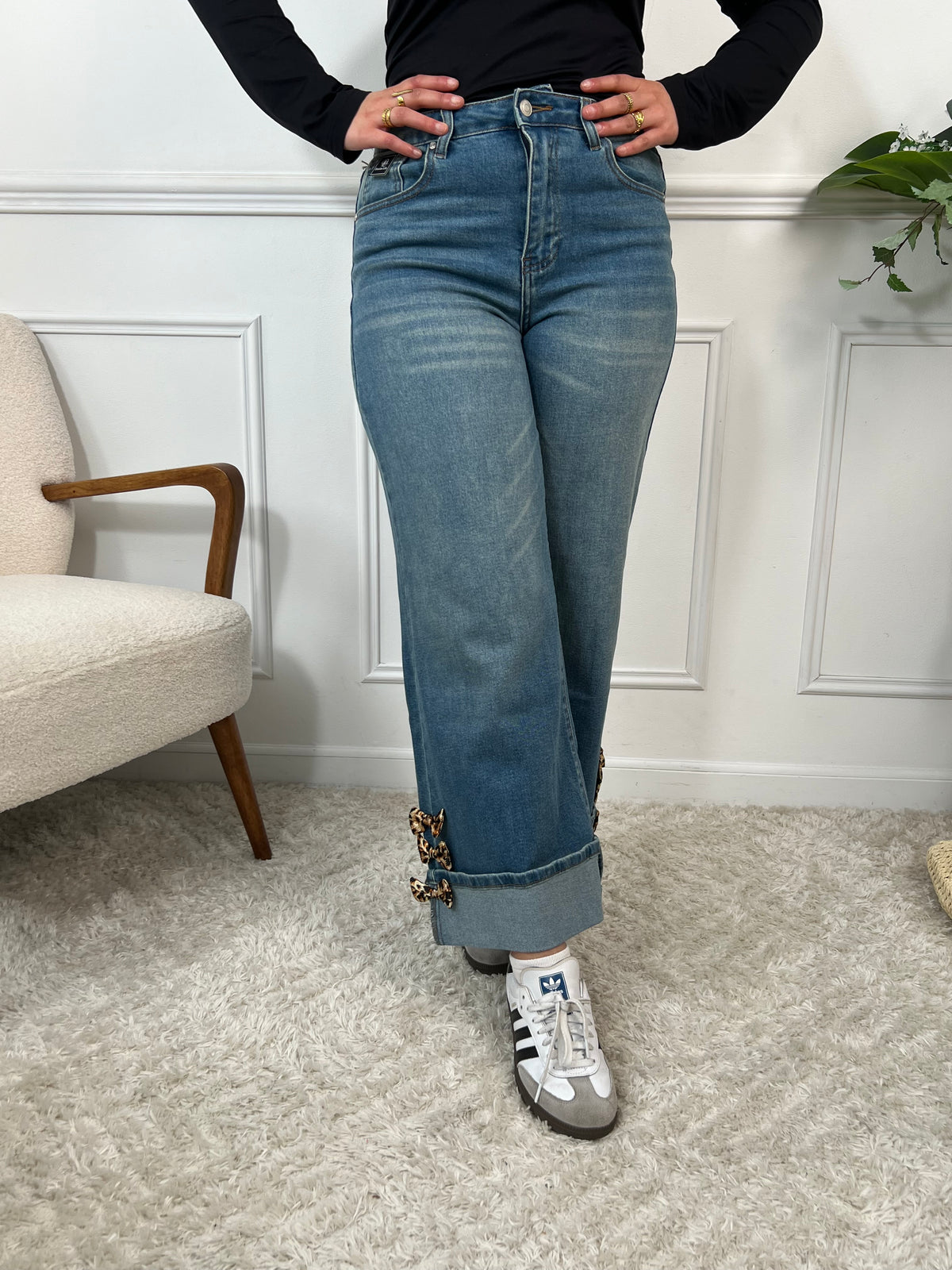 Jean palazzo stretch : Manyl