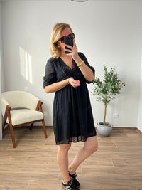 Schwarzes kurzes Kleid: Margaux