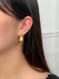 Boucles d’oreilles dorées : Garia