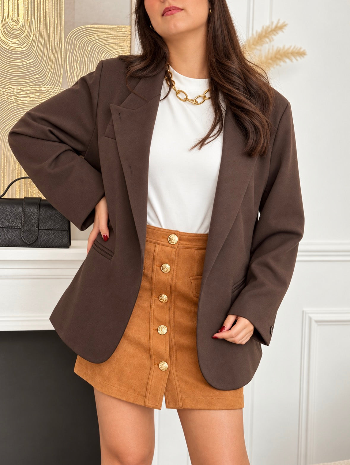 Jupe camel : Yune