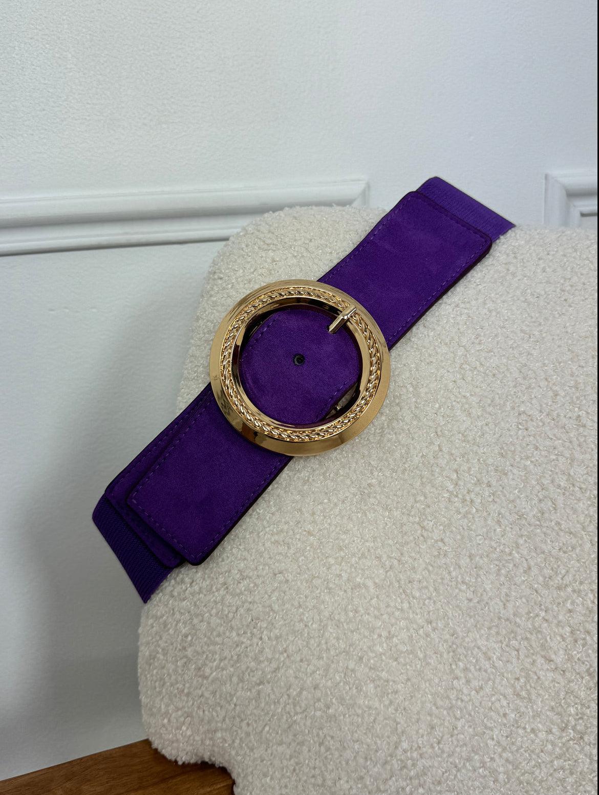 Ceinture violette Curve : Jasmine - Loïcia