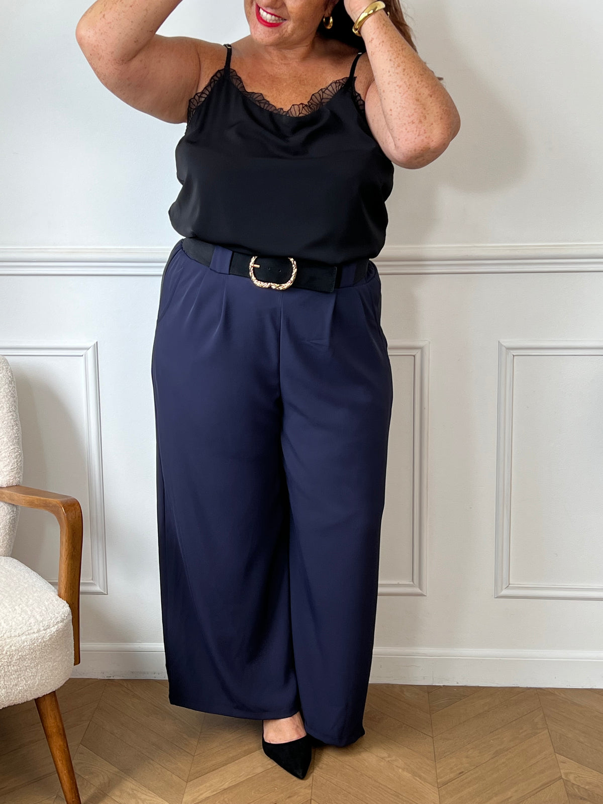 Pantalon grande taille avec poches 