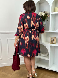 Robe courte colorée Grande taille : Cleia