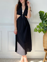 Robe longue noire : Agata