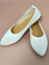 Ballerines souples écrues : Caliora