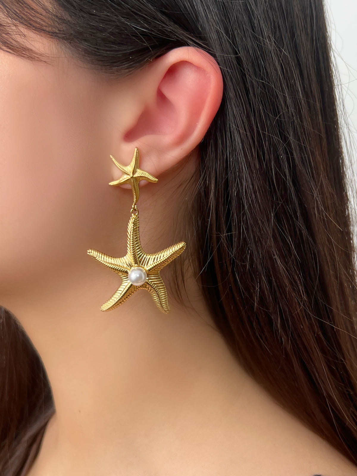 Boucles d'oreilles étoile de mer : Hugo