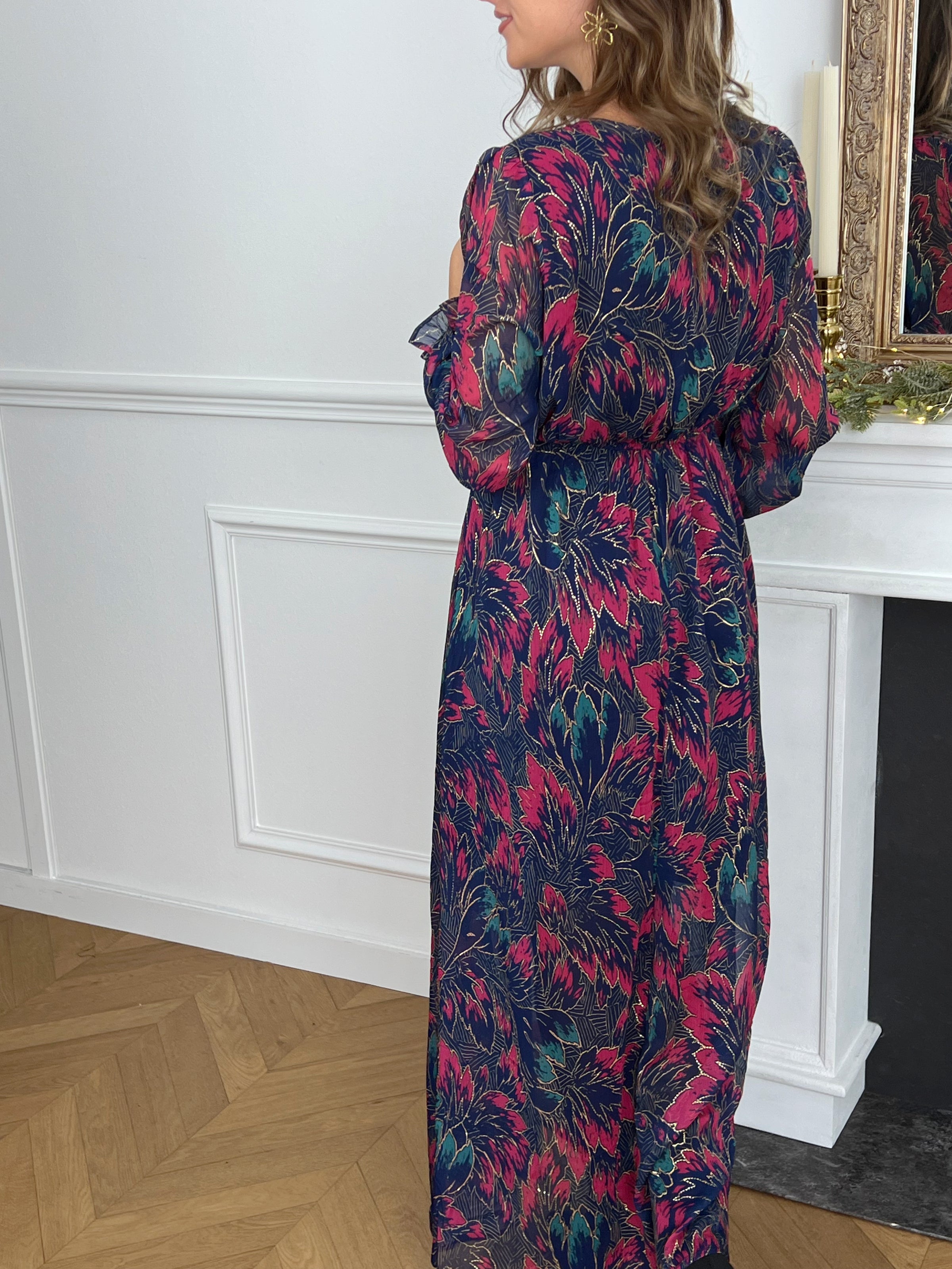 Robe longue à motif : Isa - Loïcia