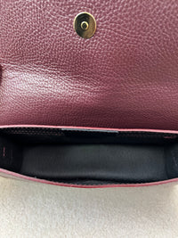 Sac bordeaux détail doré : Sara