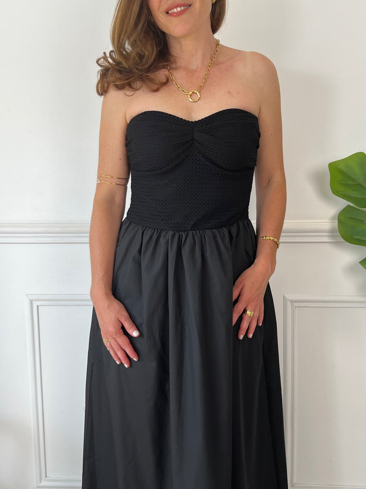 Robe longue noire : Belina