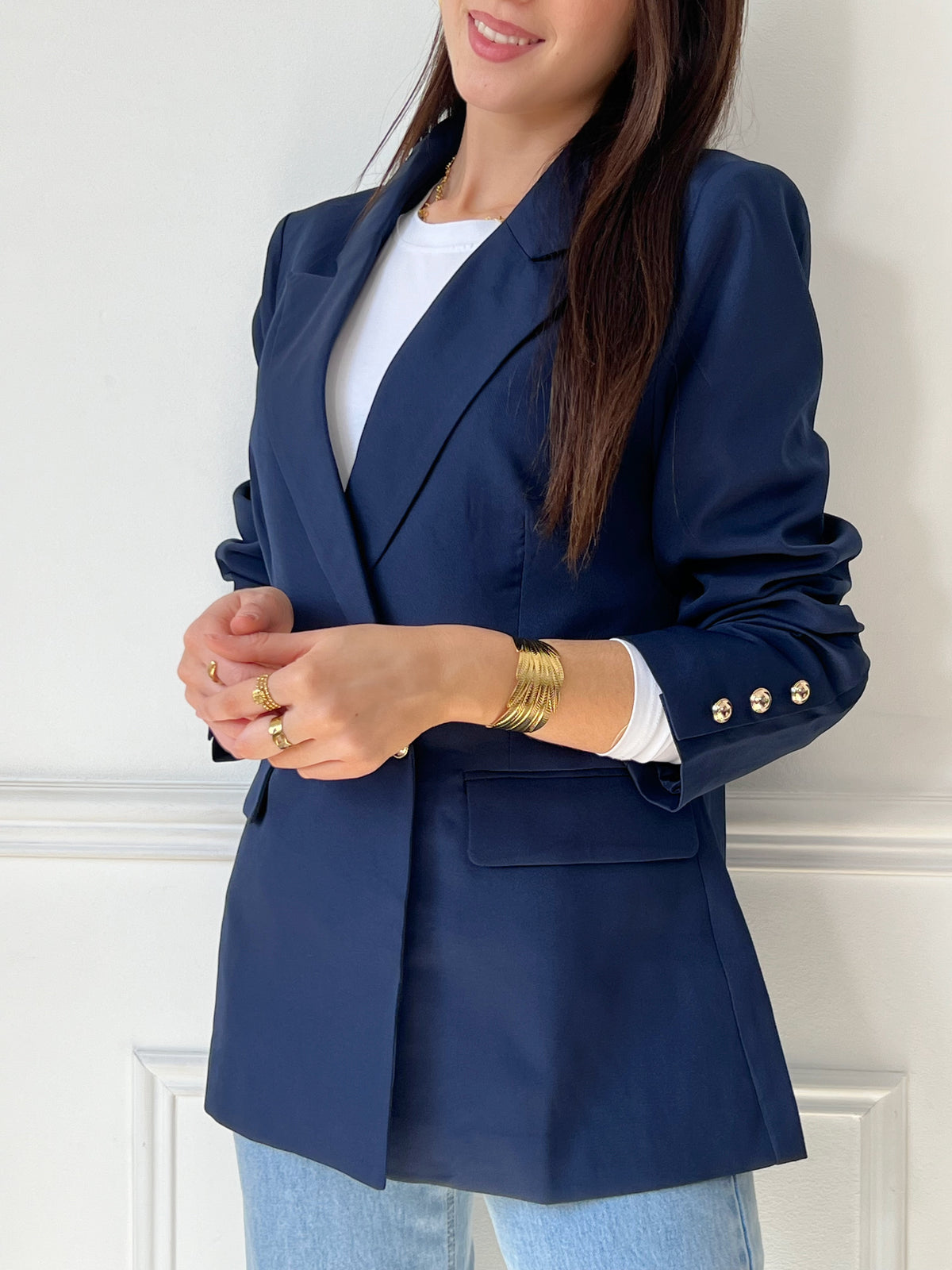 Blazer blau: Achselhöhle
